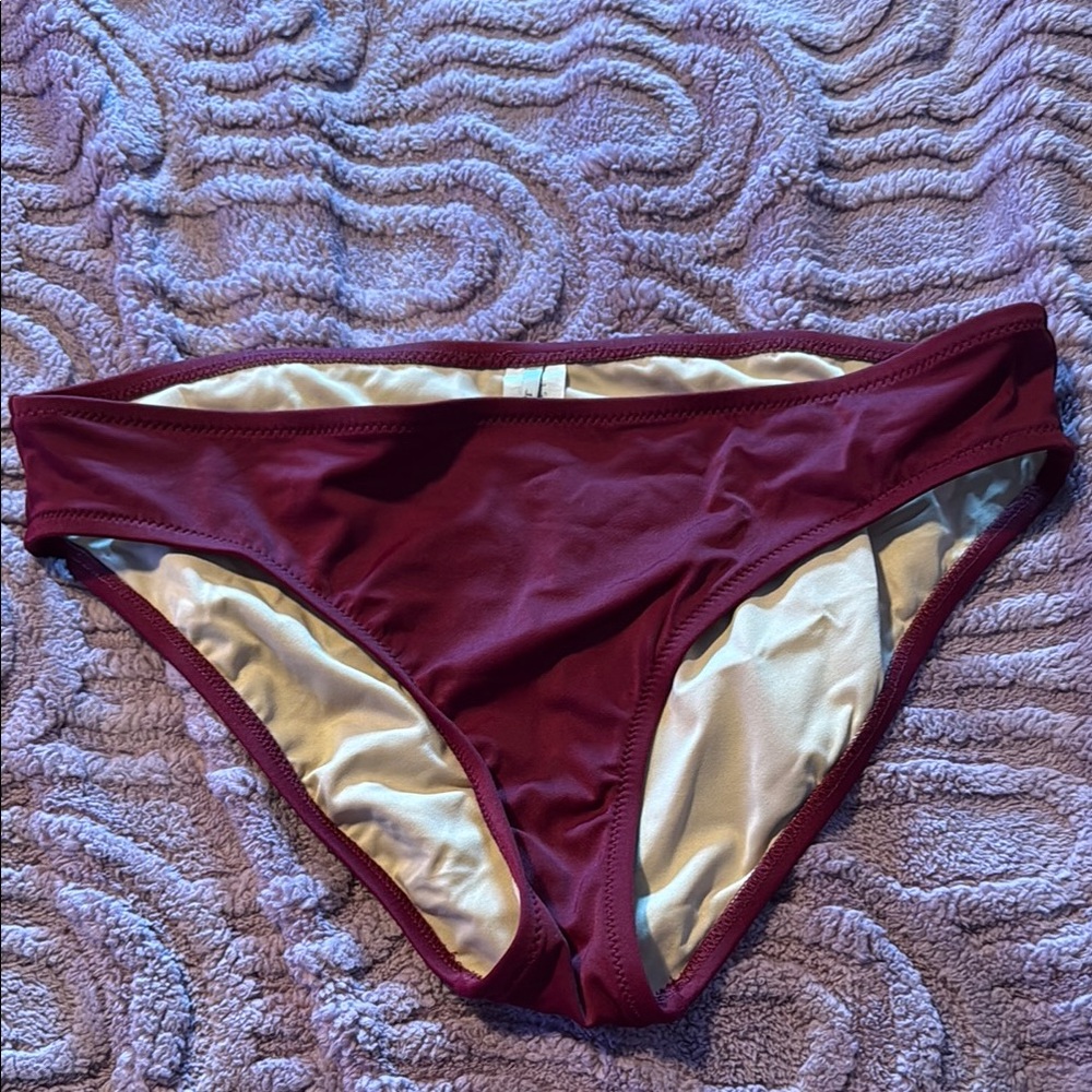 J. Crew Red Swim Bottoms